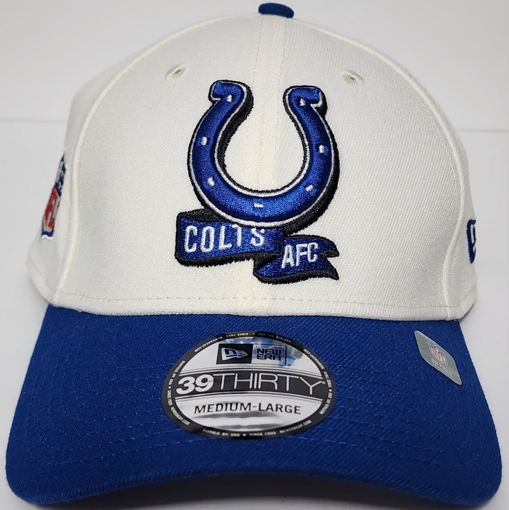 New Era Indianapolis Colts 39THIRTY Cap NFL 22 Sideline Fitted Hat